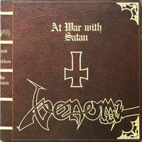 Venom - At War with Satan LP, Banzai Records pressing from 1984