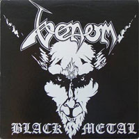 Venom - Black Metal LP, Banzai Records pressing from 1984