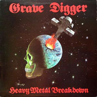 Grave Digger - Heavy Metal Breakdown LP, Banzai Records pressing from 1984