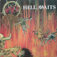 Slayer - Hell Awaits LP, Banzai Records pressing from 1985