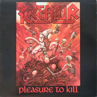 Kreator - Pleasure to Kill LP, Banzai Records pressing from 1986