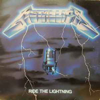 Metallica - Ride the Lightning LP, Banzai Records pressing from 1984