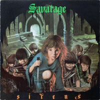 Savatage - Sirens LP, Banzai Records pressing from 1985