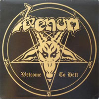 Venom - Welcome to Hell LP, Banzai Records pressing from 1984