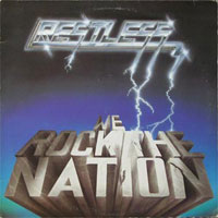 Restless - We Rock the Nation LP, Banzai Records pressing from 1985