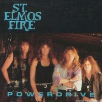 St. Elmo's Fire - Powerdrive LP/CD, Black Dragon Records pressing from 1990