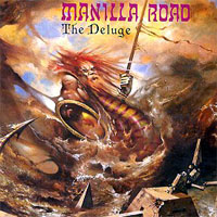 Manilla Road - The Deluge LP, Black Dragon Records pressing from 1986