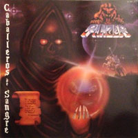 Panzer - Caballeros De Sangre LP, Chapa Discos pressing from 1986