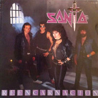 Santa - Reencarnación LP, Chapa Discos pressing from 1984