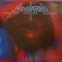 Sarcófago - Hate LP/CD, Cogumelo Produções pressing from 1993