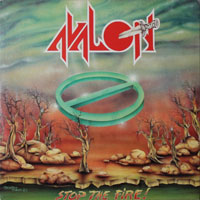 Avalon / Megahertz - Stop The Fire / Technodeath LP, Cogumelo Produções pressing from 1989