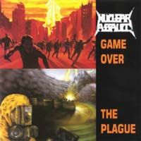 Nuclear Assault - Game Over/The Plague CD, Combat pressing from 1987
