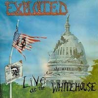 The Exploited - Live At The Whitehouse LP, Combat pressing from 1986