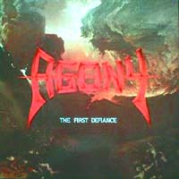 Agony - The First Defiance LP, Combat pressing from 1988