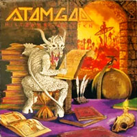 Atomgod - History Re-Written LP/CD, Communiqué Records pressing from 1991