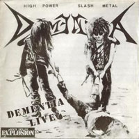 Dementia - Dementia Live! Flexi, Rock House Explosion pressing from 1985