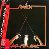 Raven - All For One LP, FEMS pressing from 1984