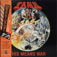 Tank - This Means War LP, FEMS pressing from 1984