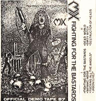 MX - Fighting For The Bastards MC, Fucker Records pressing from 1987