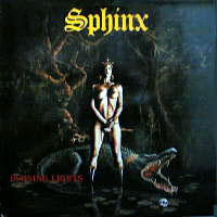 Sphinx - Burning Lights LP, GAMA pressing from 1985