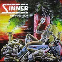 Sinner - Fast Decision LP, GAMA pressing from 1983