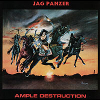 Jag Panzer - Ample Destruction LP, Iron Works pressing from 1984
