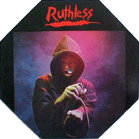 Ruthless - Mass Killer Shape Pic-EP, Iron Works pressing from 1985