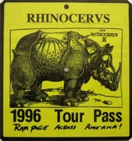 Rhinocervs - Things That I Hate Shape Pic-EP, Iron Works pressing from 1995