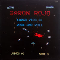 Barón Rojo - Larga Vida Al Rock And Roll LP, Kamaflage Records pressing from 1982