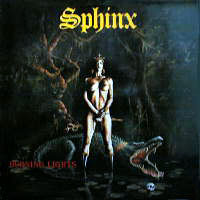 Sphinx - Burning Lights LP, Mausoleum Records pressing from 1985
