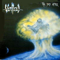 Warhead - The Day After LP, Mausoleum Records pressing from 1986