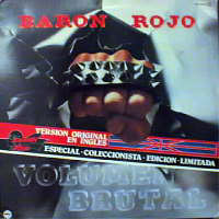 Baron Rojo - Volumen Brutal LP, Mausoleum Records pressing from 1984