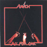 Raven - All For One LP, Megaforce Records pressing from 1983