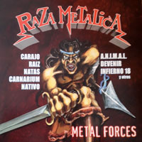 Various - Raza Metalica - Metal Forces CD, Megaton Argentina pressing from 2003