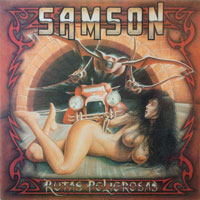Samson - Rutas Peligrosas LP, Megaton Argentina pressing from 1991