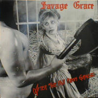 Savage Grace - After The Fall From Grace LP, Metal Blade Records pressing from 1986