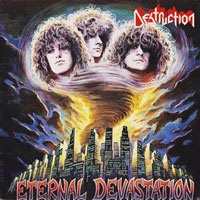 Destruction - Eternal Devatation LP, Metal Blade Records pressing from 1986
