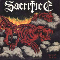 Sacrifice - Torment In Fire LP, Metal Blade Records pressing from 1986