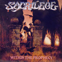 Sacrilege - Within The Prophecy LP, Metal Blade Records pressing from 1987