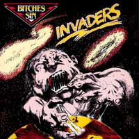 Bitches Sin - Invaders LP, Metalother Records pressing from 1988