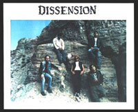 Dissension - Telling Me Shape Pic-EP, Metalstorm pressing from 1986