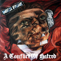Warfare - A Conflict Of Hatred LP, Neat Records pressing from 1988