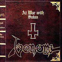 Venom - At War With Satan LP, Neat Records pressing from 1984