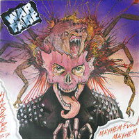 Warfare - Mayhem Fuckin' Mayhem LP, Neat Records pressing from 1987