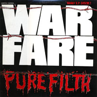 Warfare - Pure Filth LP, Neat Records pressing from 1984