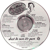 Various - Just Be Sure It's Pure CD, Pure Metal pressing from 1990