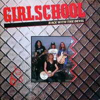Girlschool - Race With The Devil DLP, Raw Power pressing from 1986