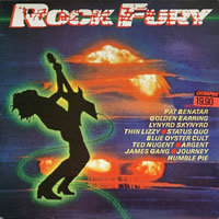 Various - Rock Fury DLP, Raw Power pressing from 1985