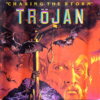 Tröjan - Chasing The Storm LP, Roadrunner pressing from 1985