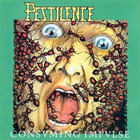 Pestilence - Consuming Impulse LP/CD, Roadrunner pressing from 1989